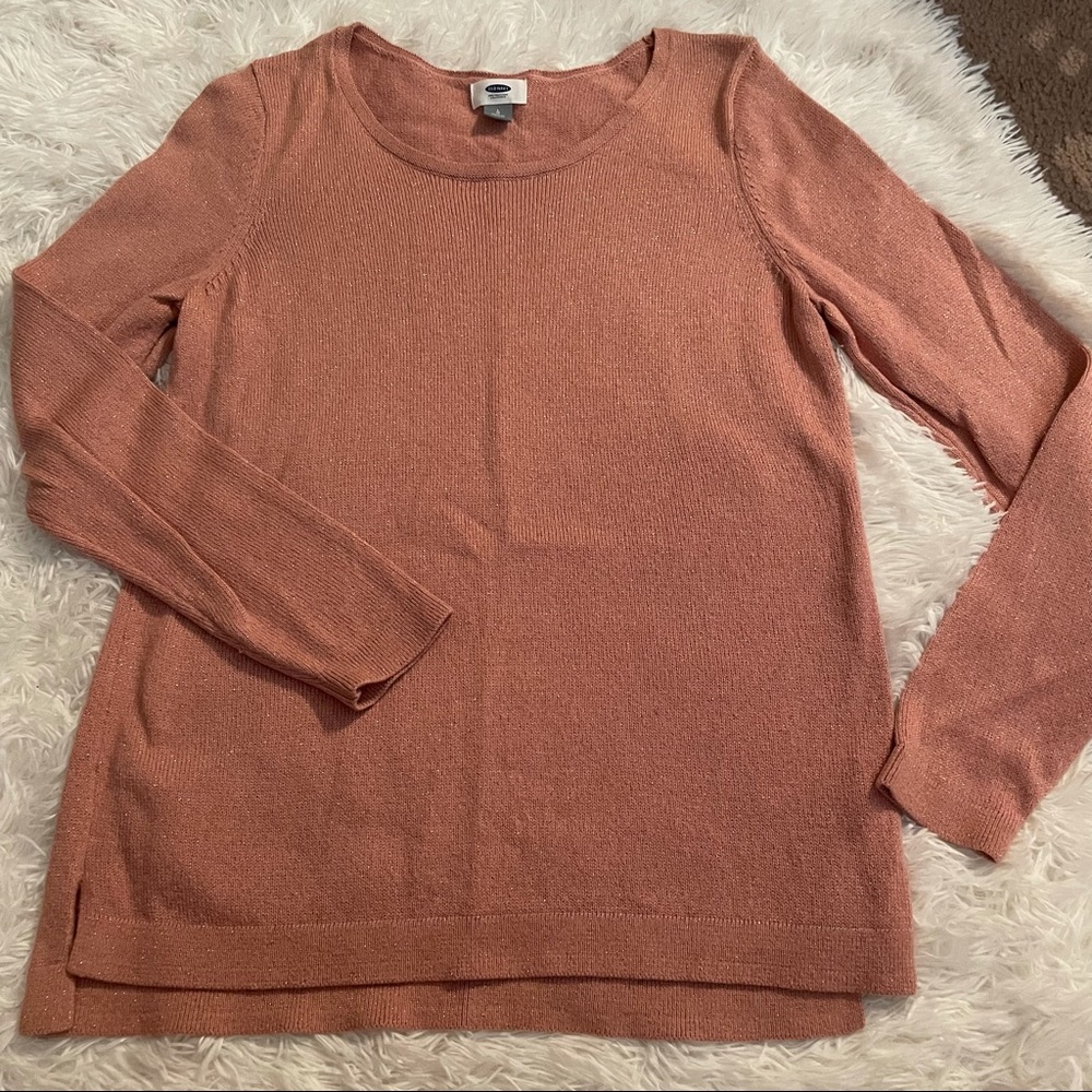 Pink Shimmer Sweater